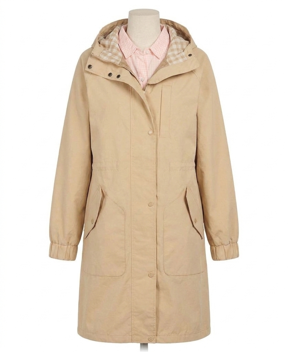 NEW BARBOUR greylag jacket in dark stone